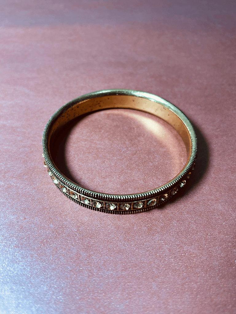 Bracelete Boho de Metal Dourado com Desenhos