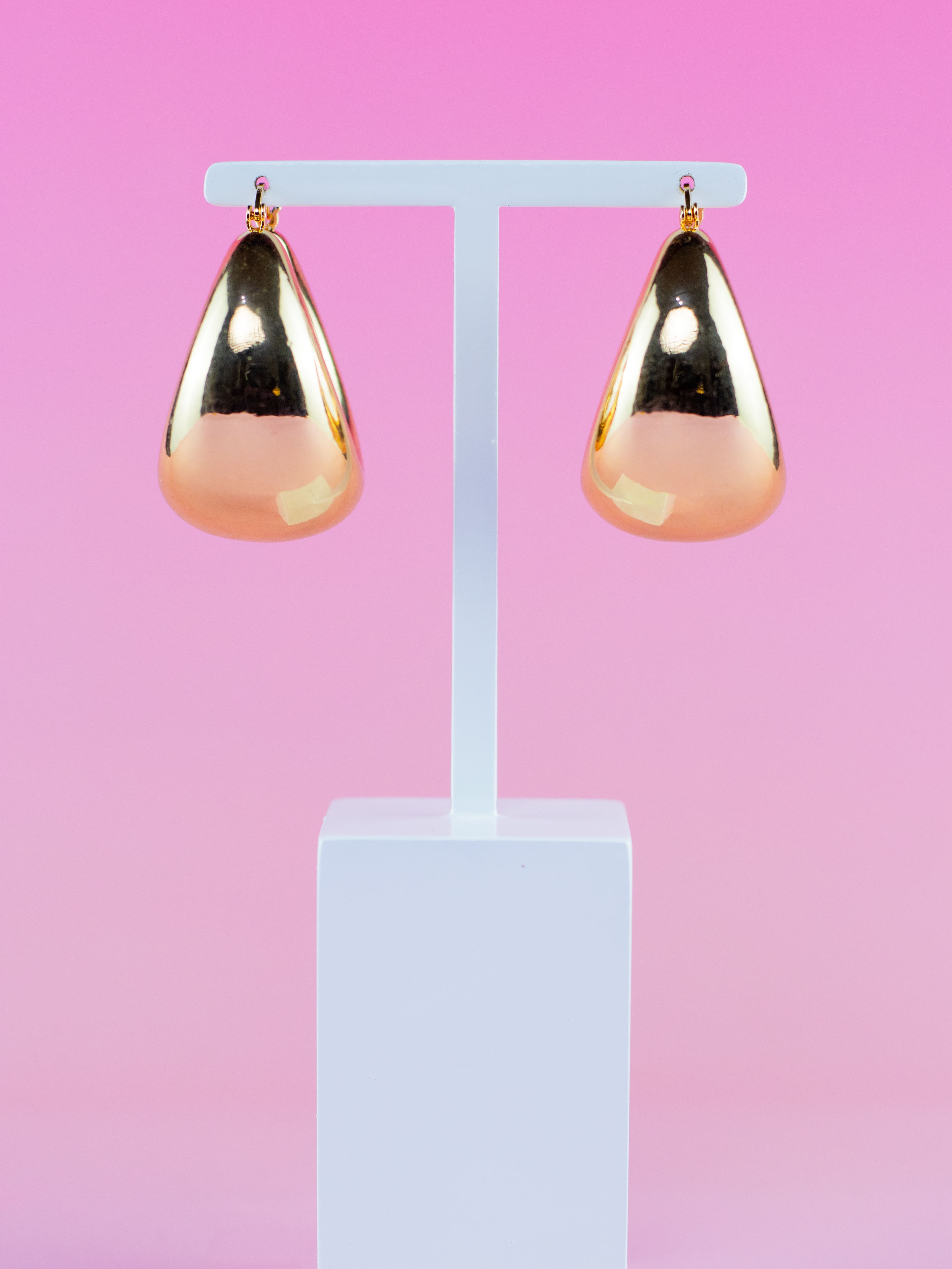 Argola Dourada Lisa de Abs