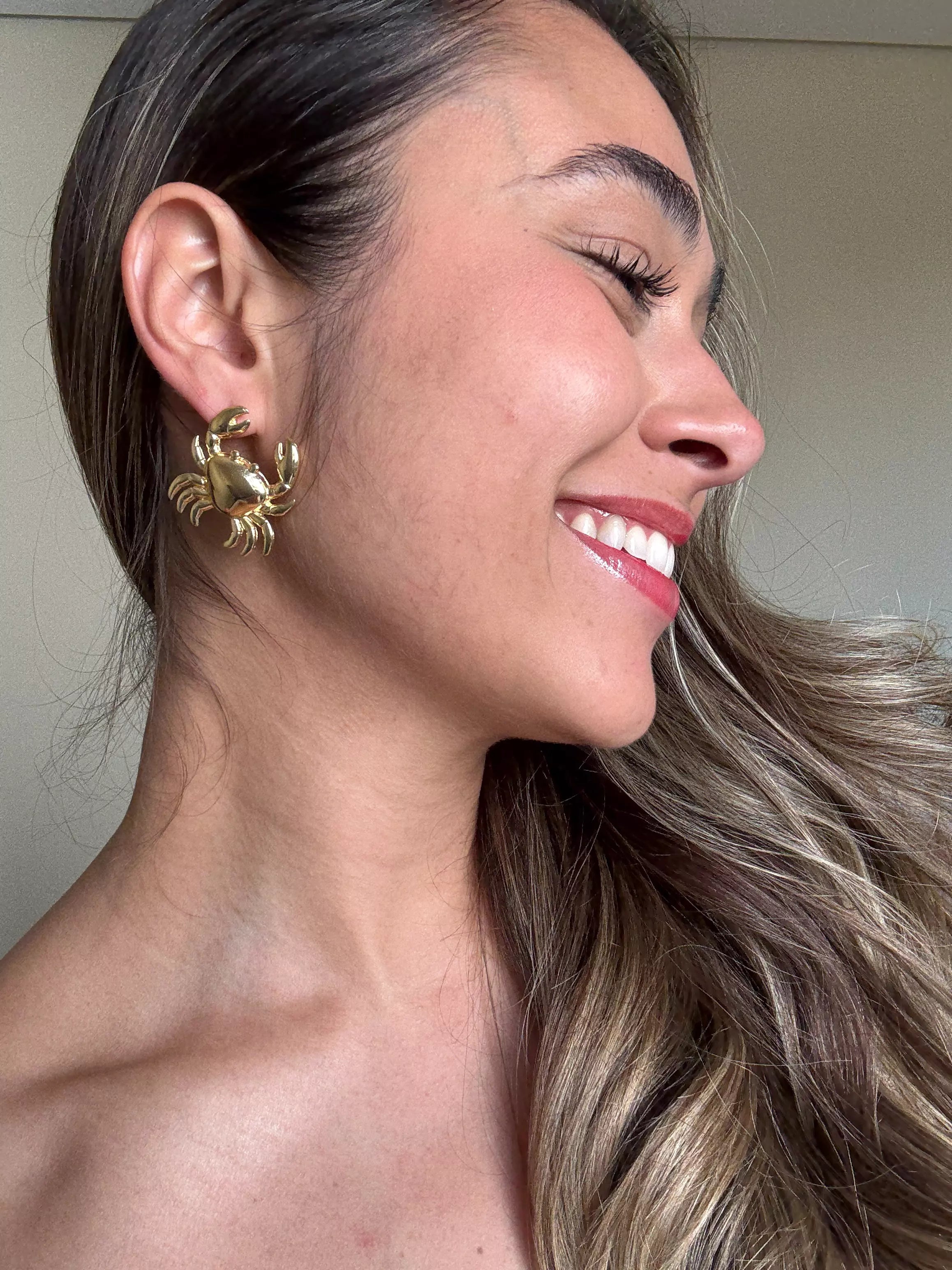 Brinco Caranguejo de Metal