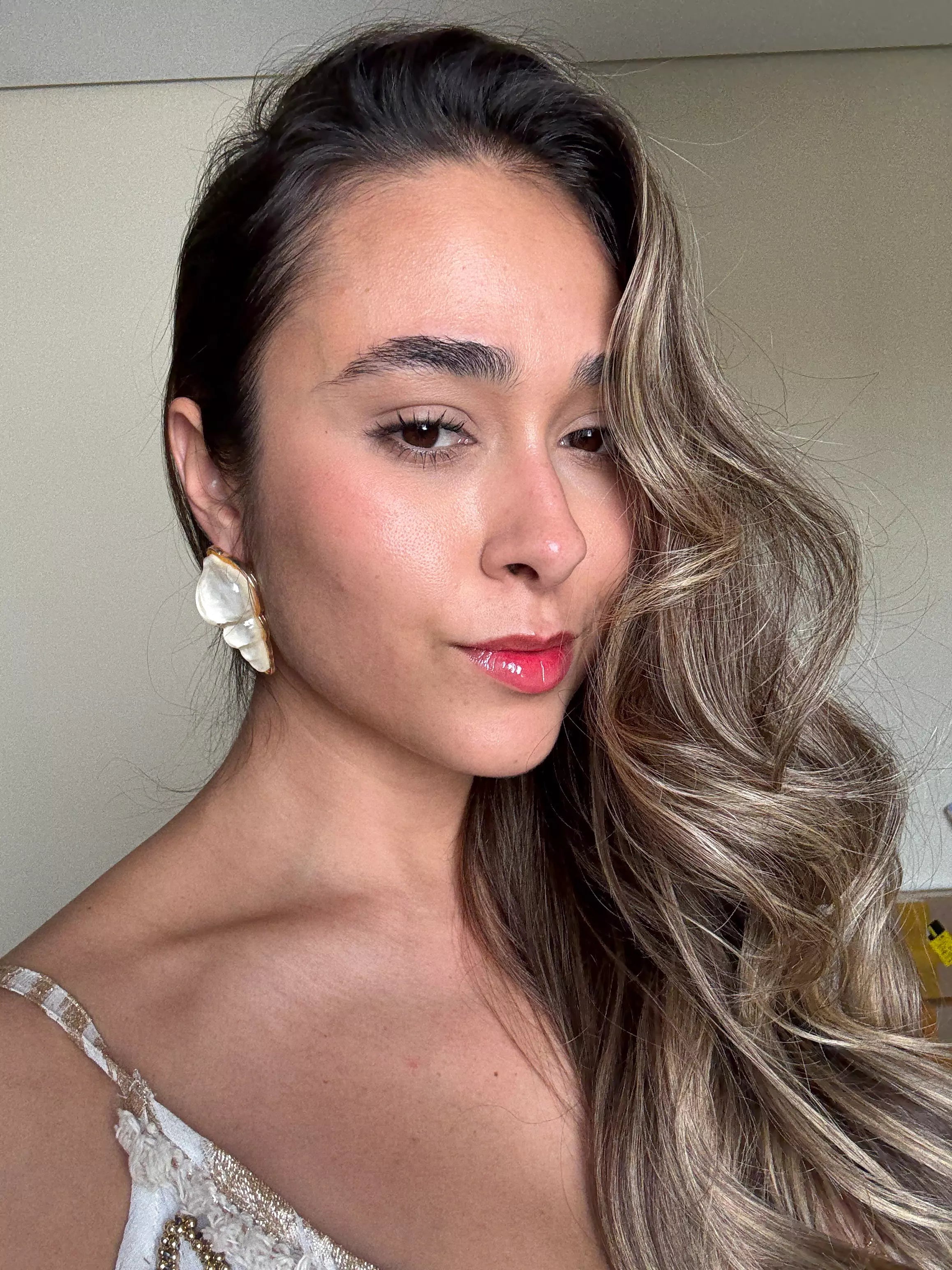 Brinco Concha Colorido