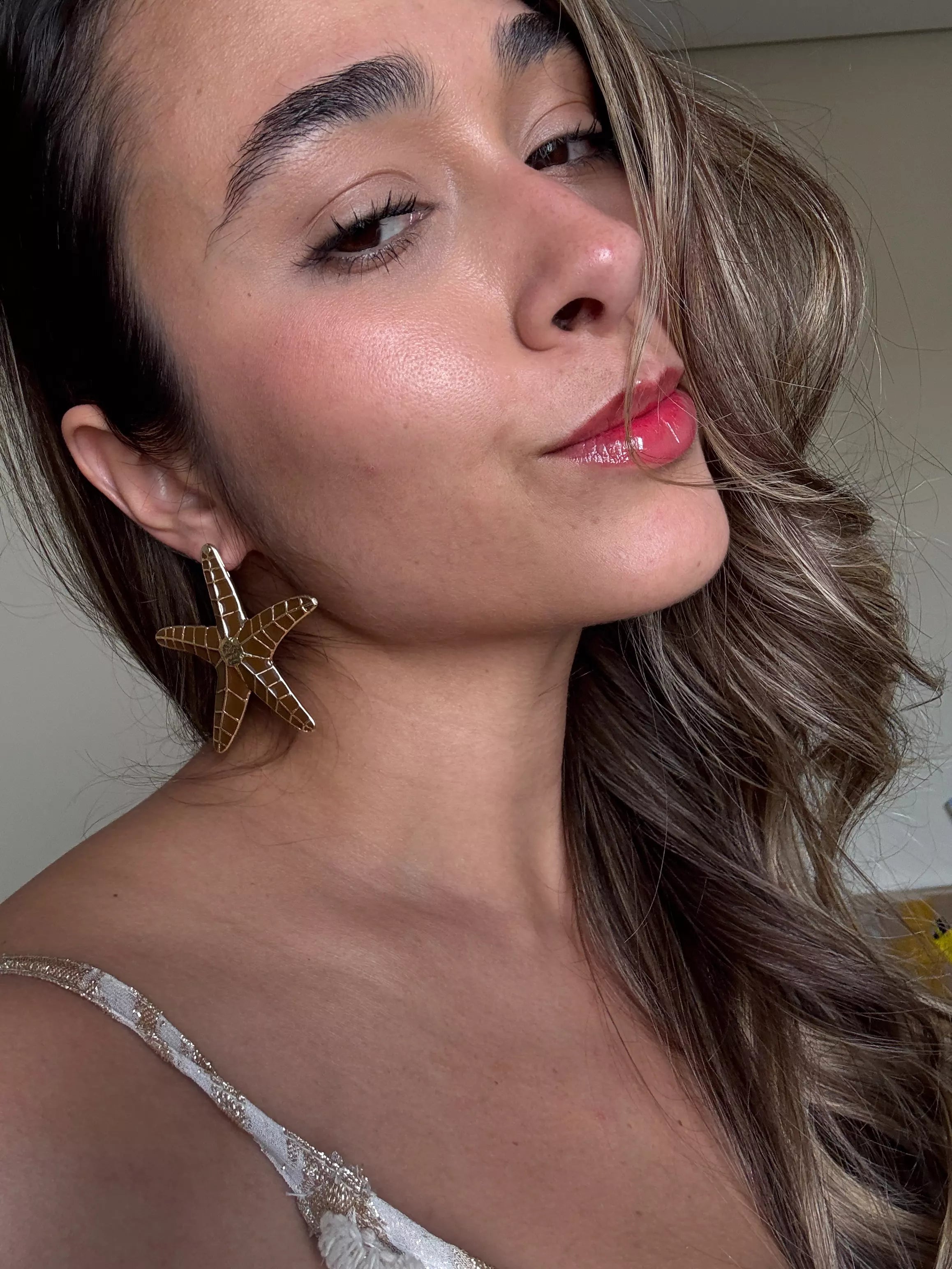 Brinco Estrela do Mar Esmaltado