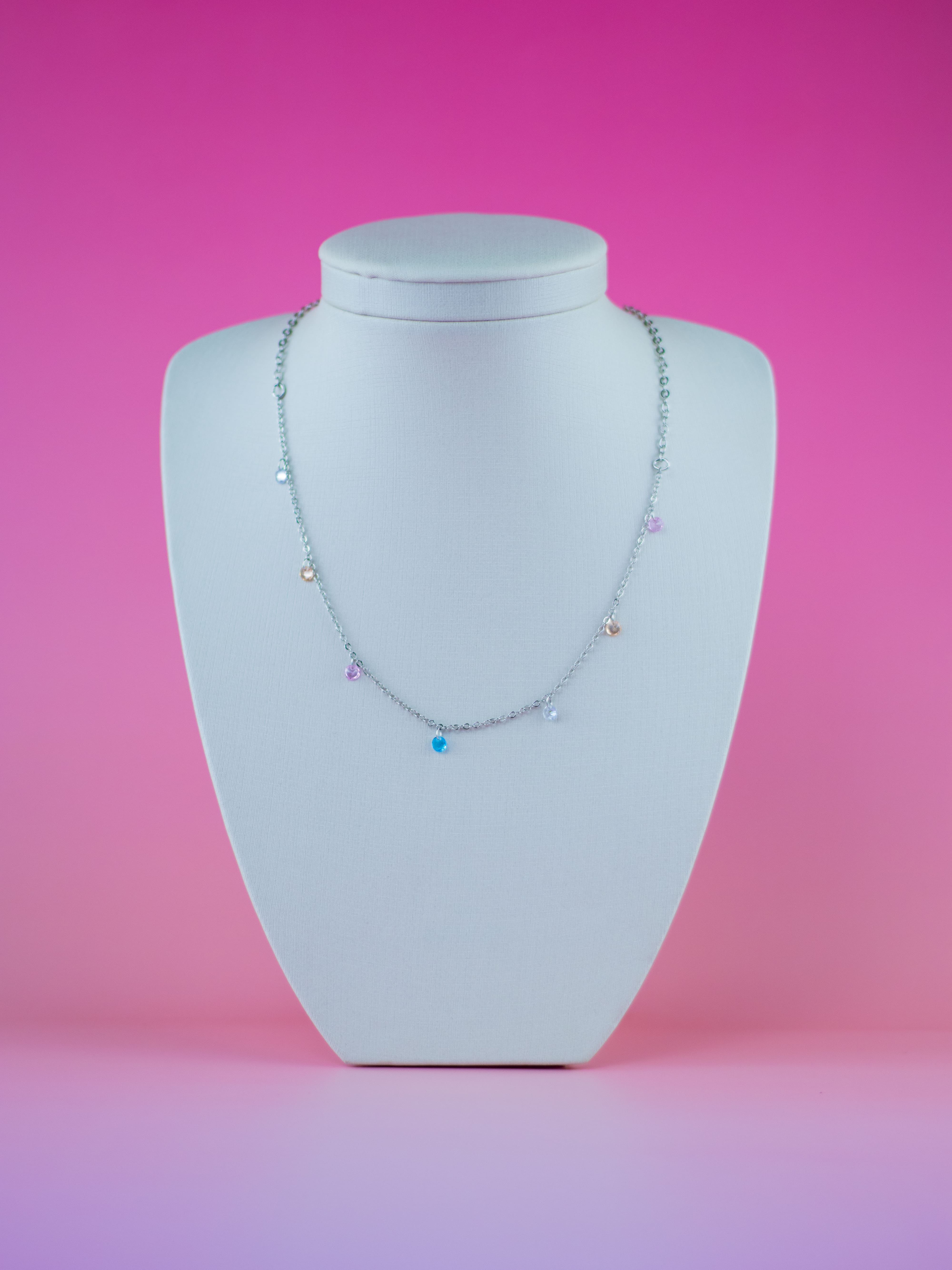 Choker de Cristal Colorido