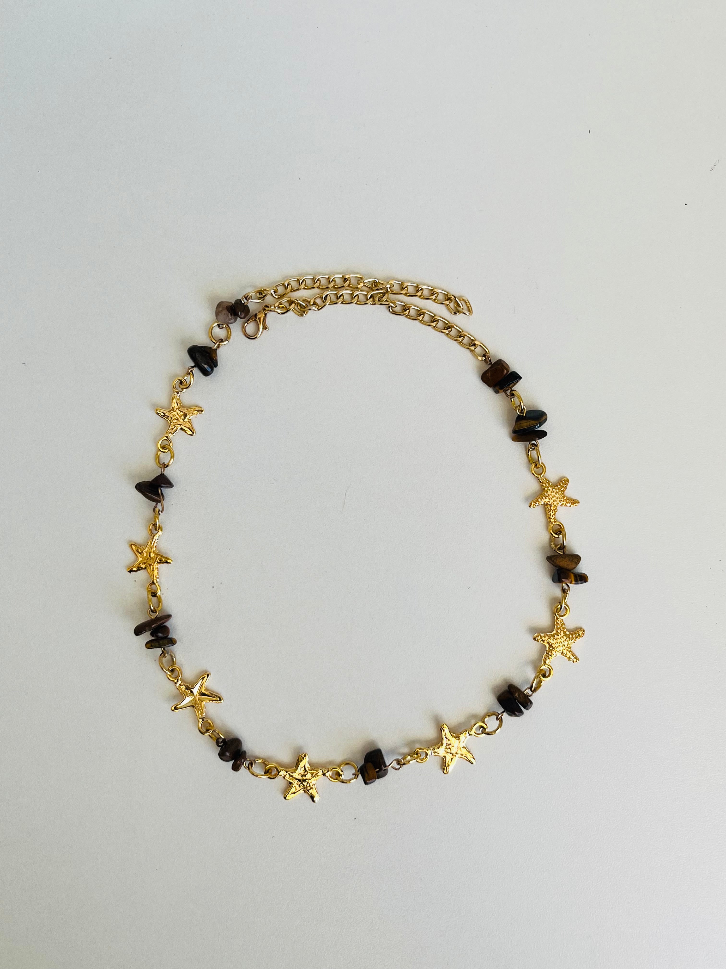 Colar Estrelas do Mar com Pedrinhas