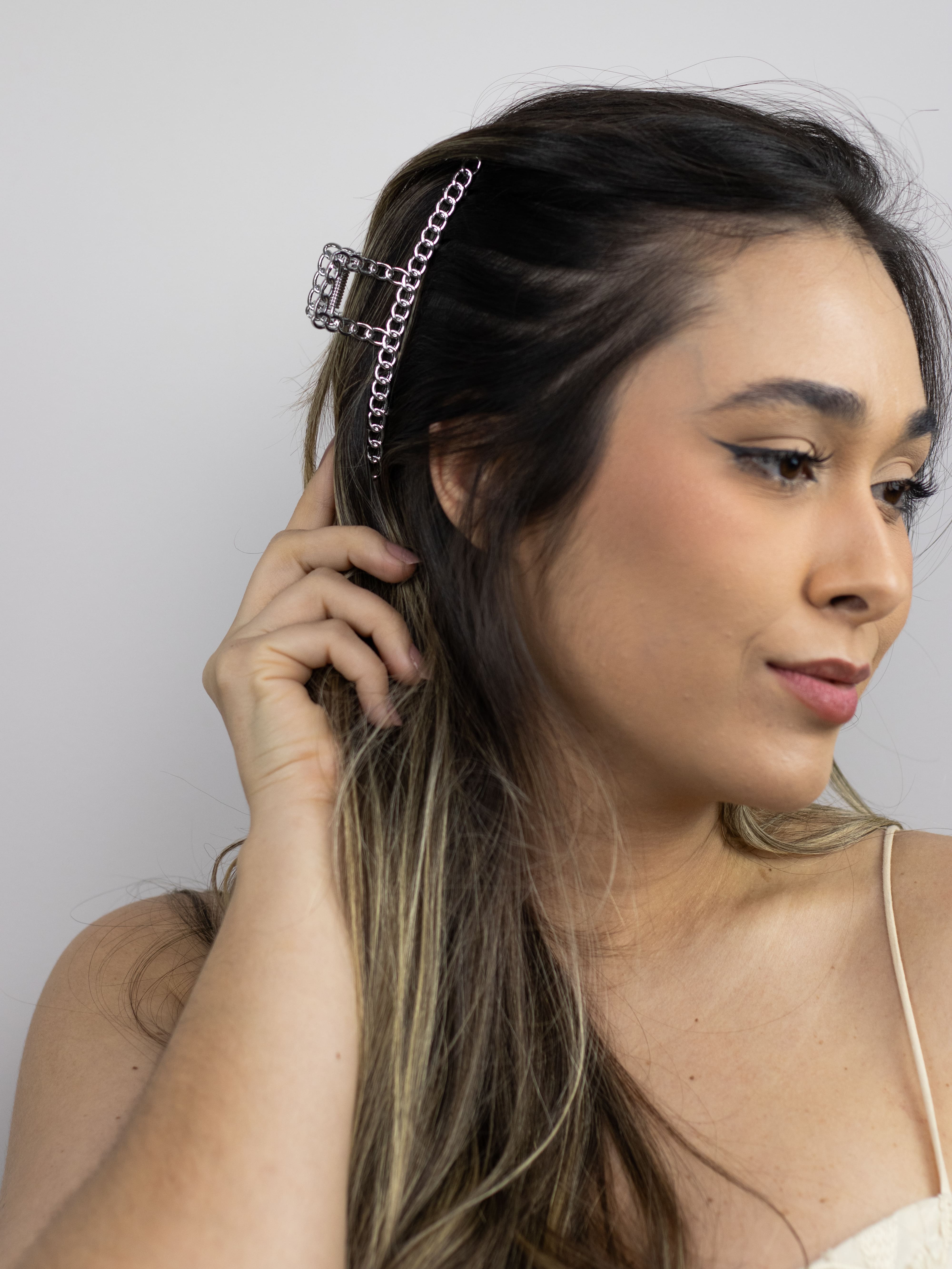 Piranha Prata de Metal de Elo