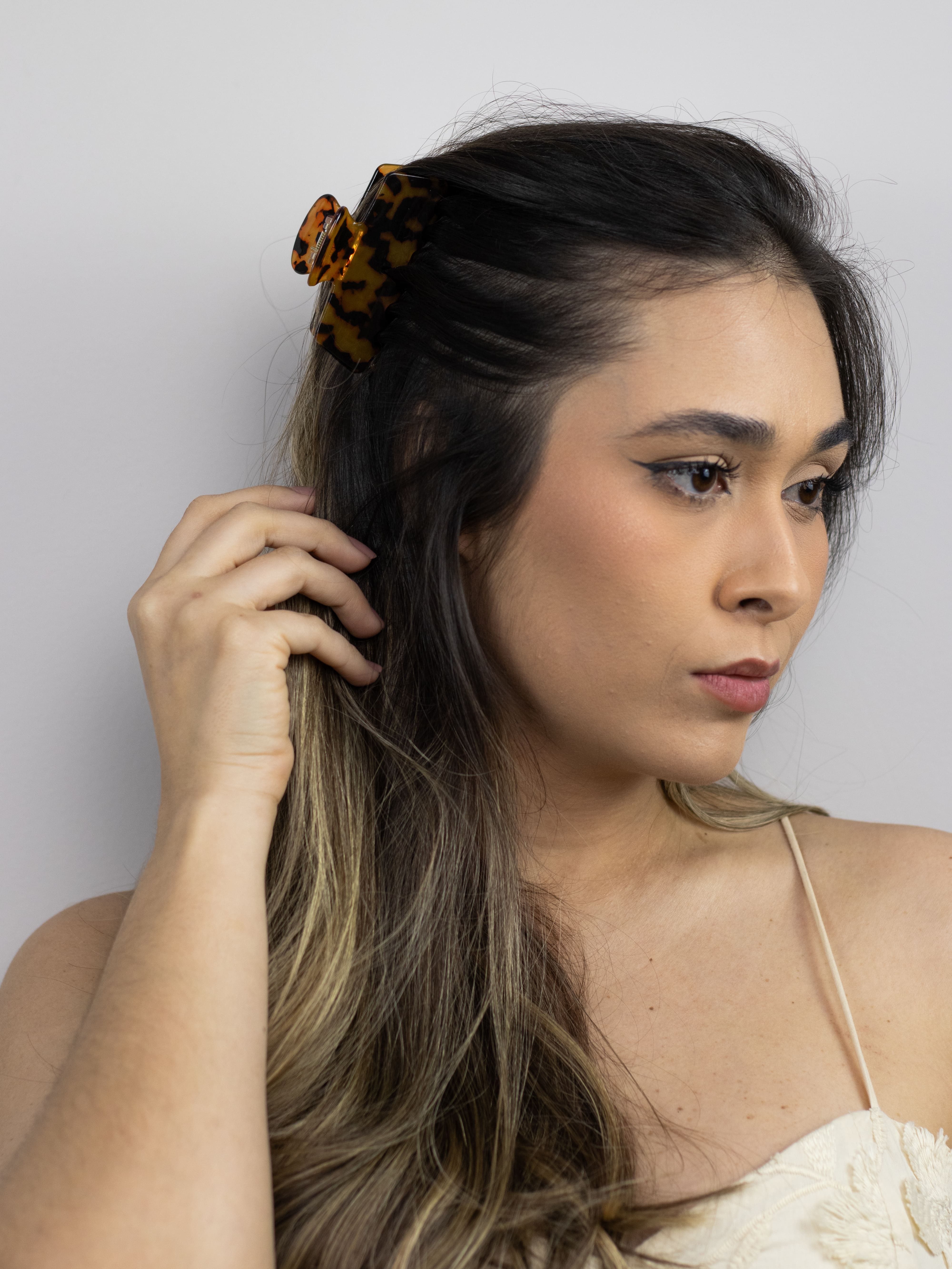 Piranha de Acrílico Retangular Colorido