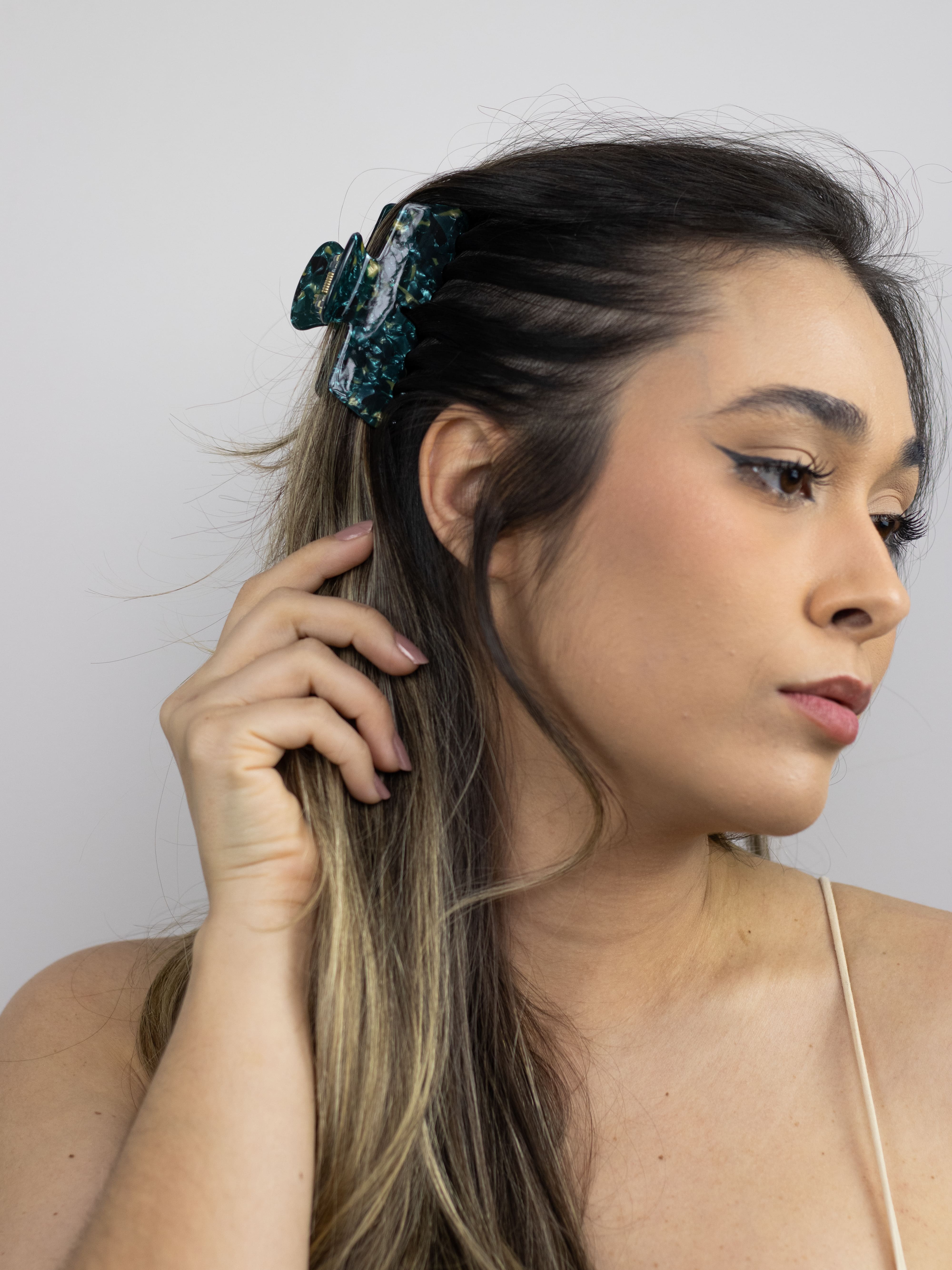 Piranha de Acrílico Retangular Colorido