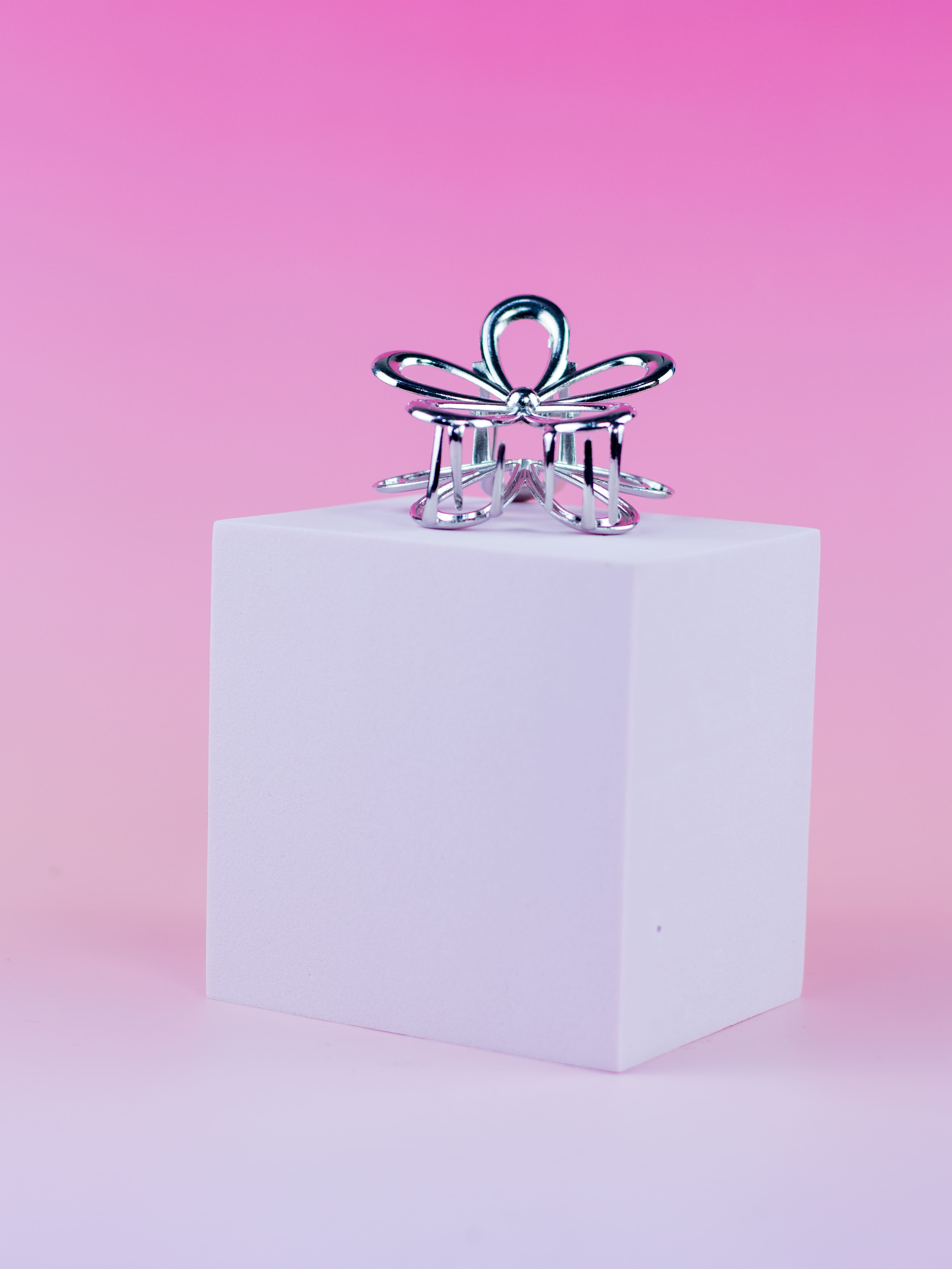 Piranha Flor de Metal Prata