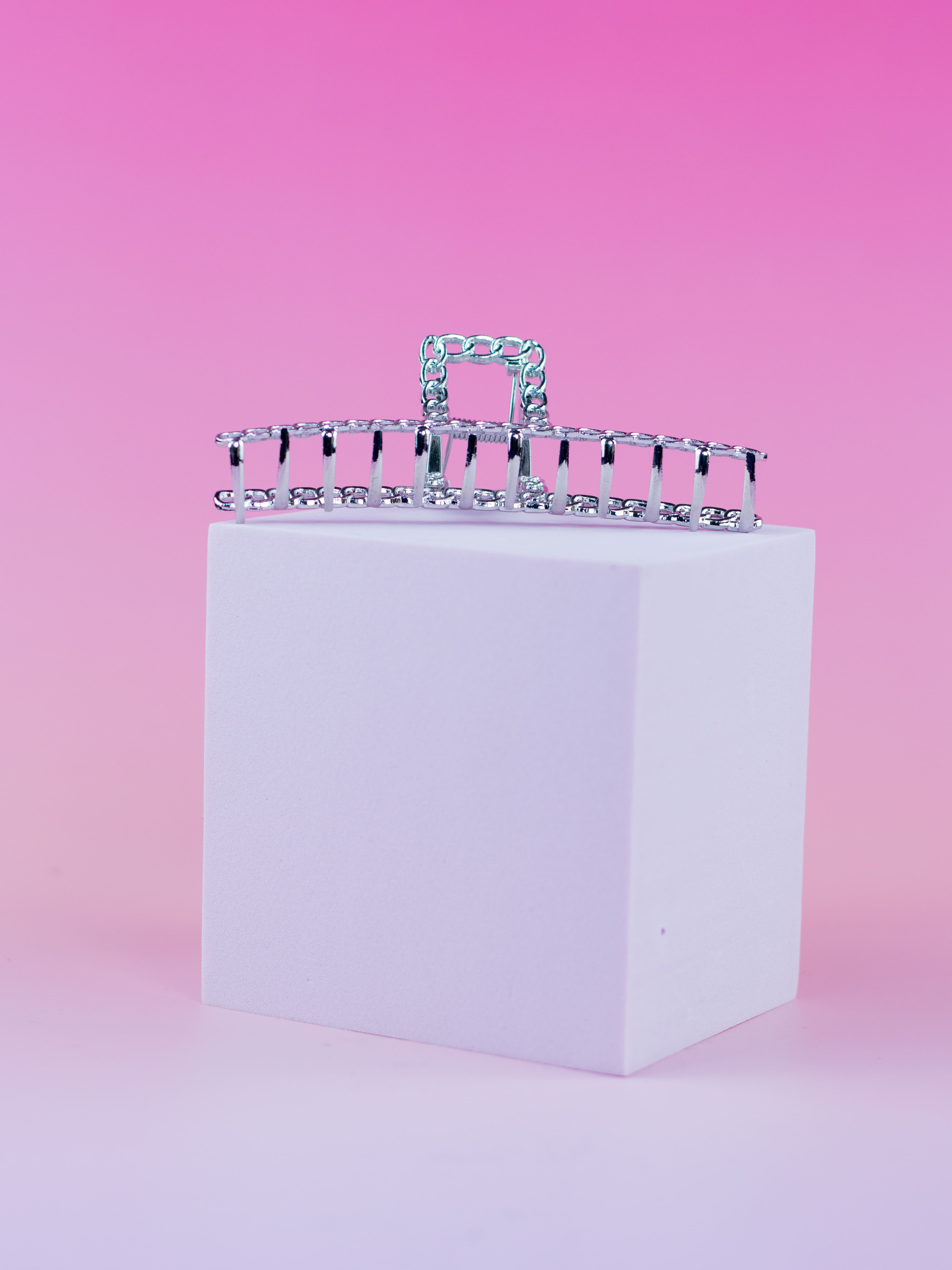 Piranha Prata de Metal de Elo