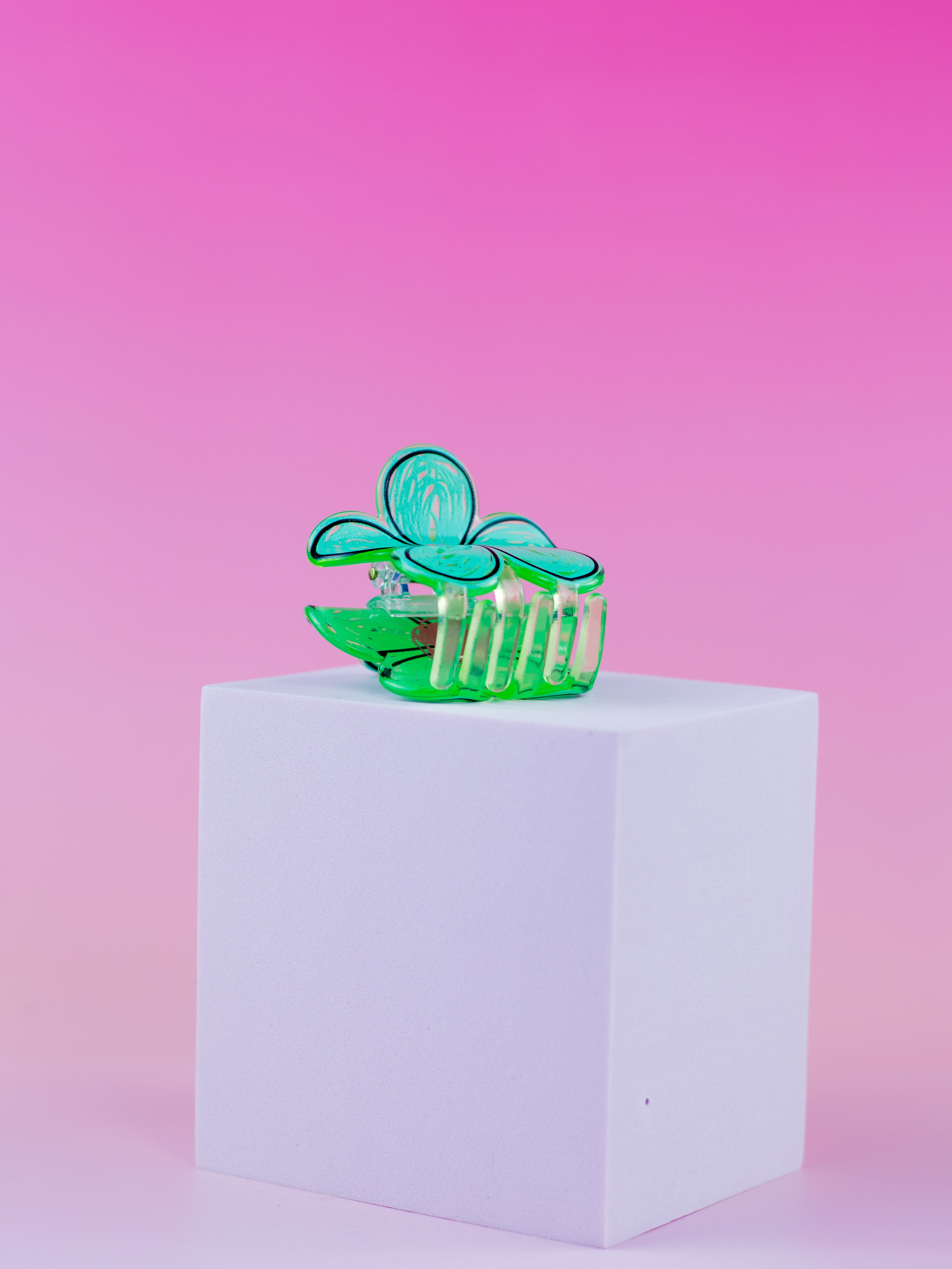 Piranha de Flor Acrílico Verde