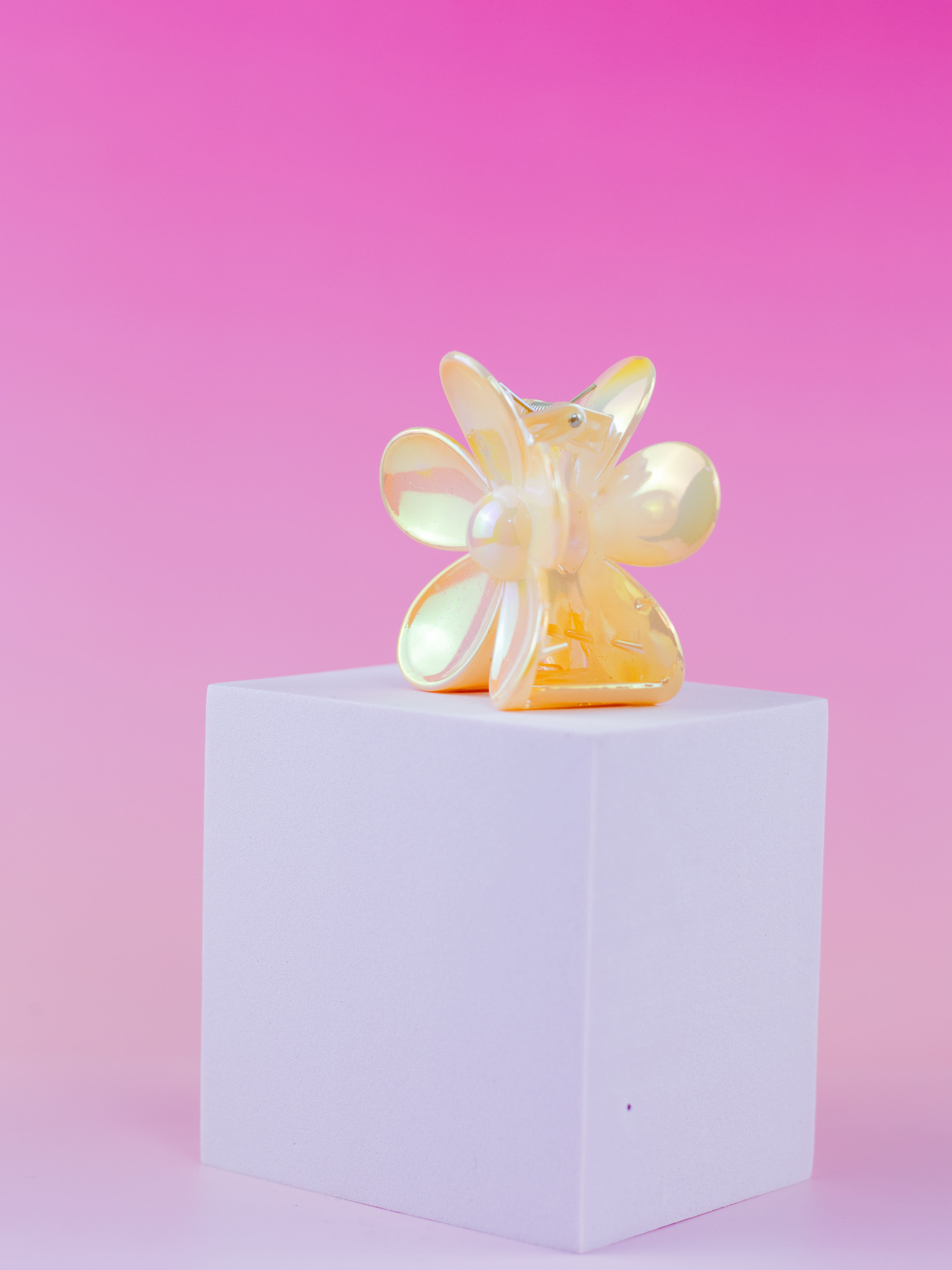 Piranha de Flor Margarida Creme