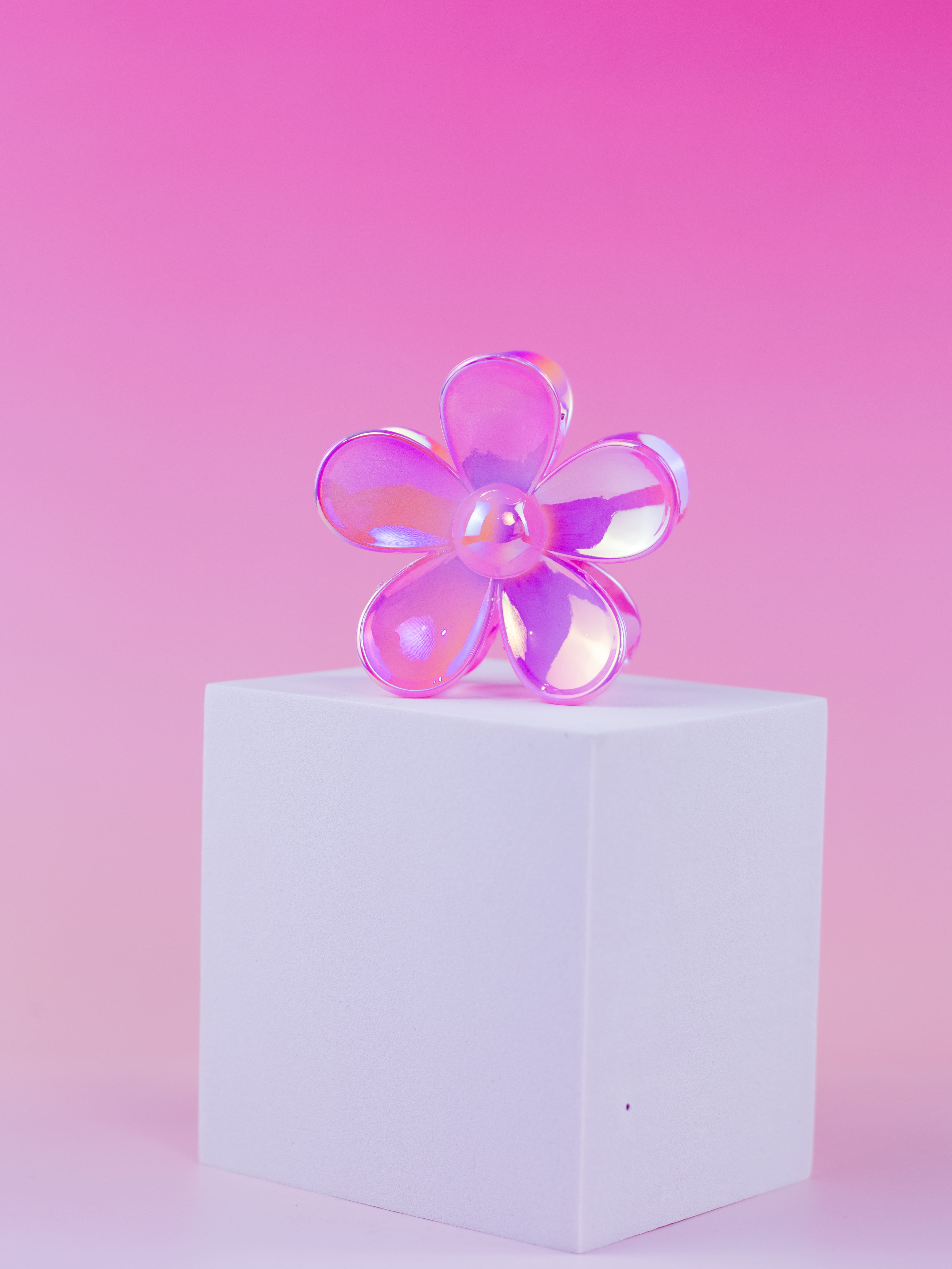 Piranha de Flor Margarida Rosa