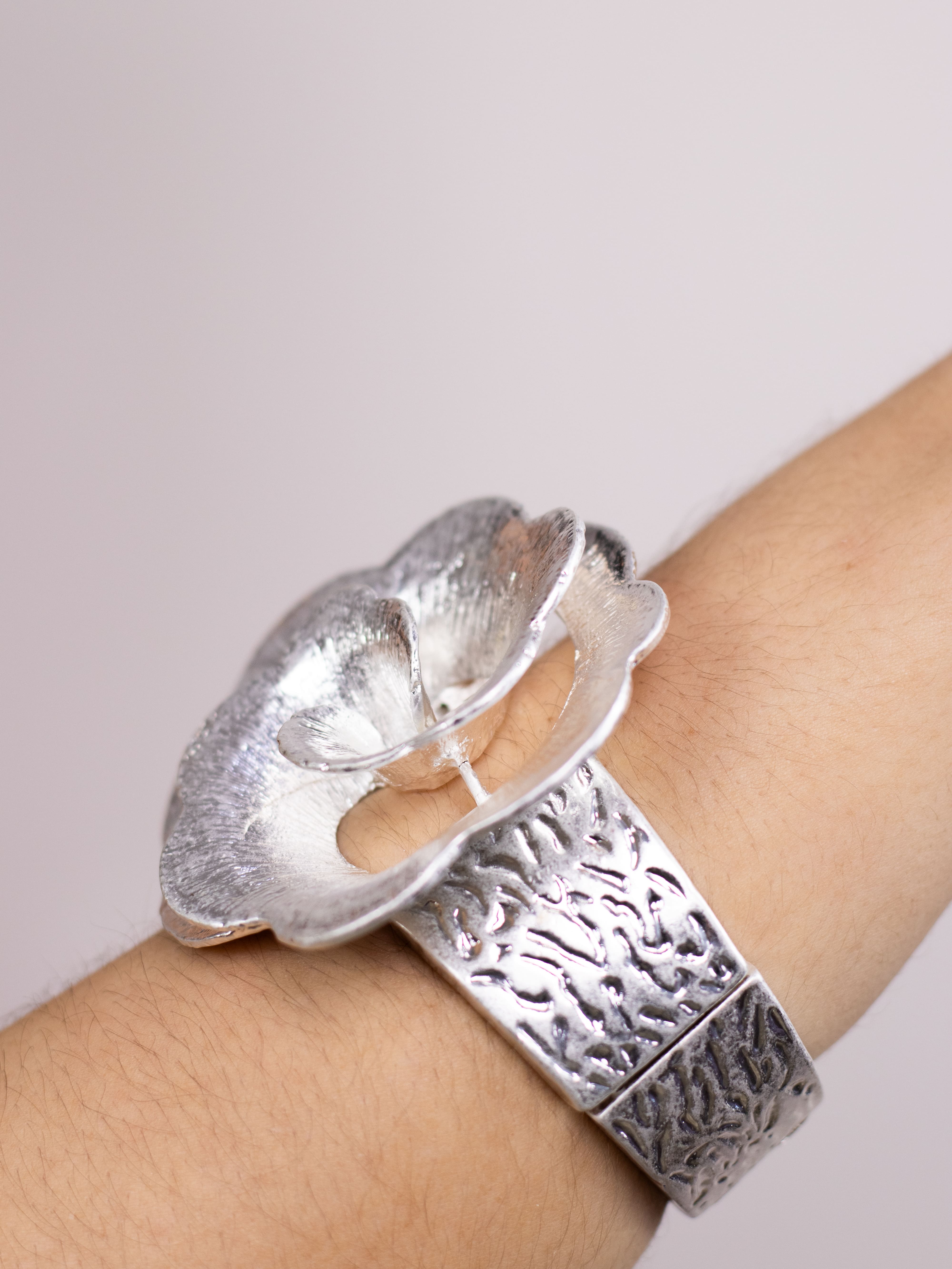 Bracelete Medieval Prata de Flor
