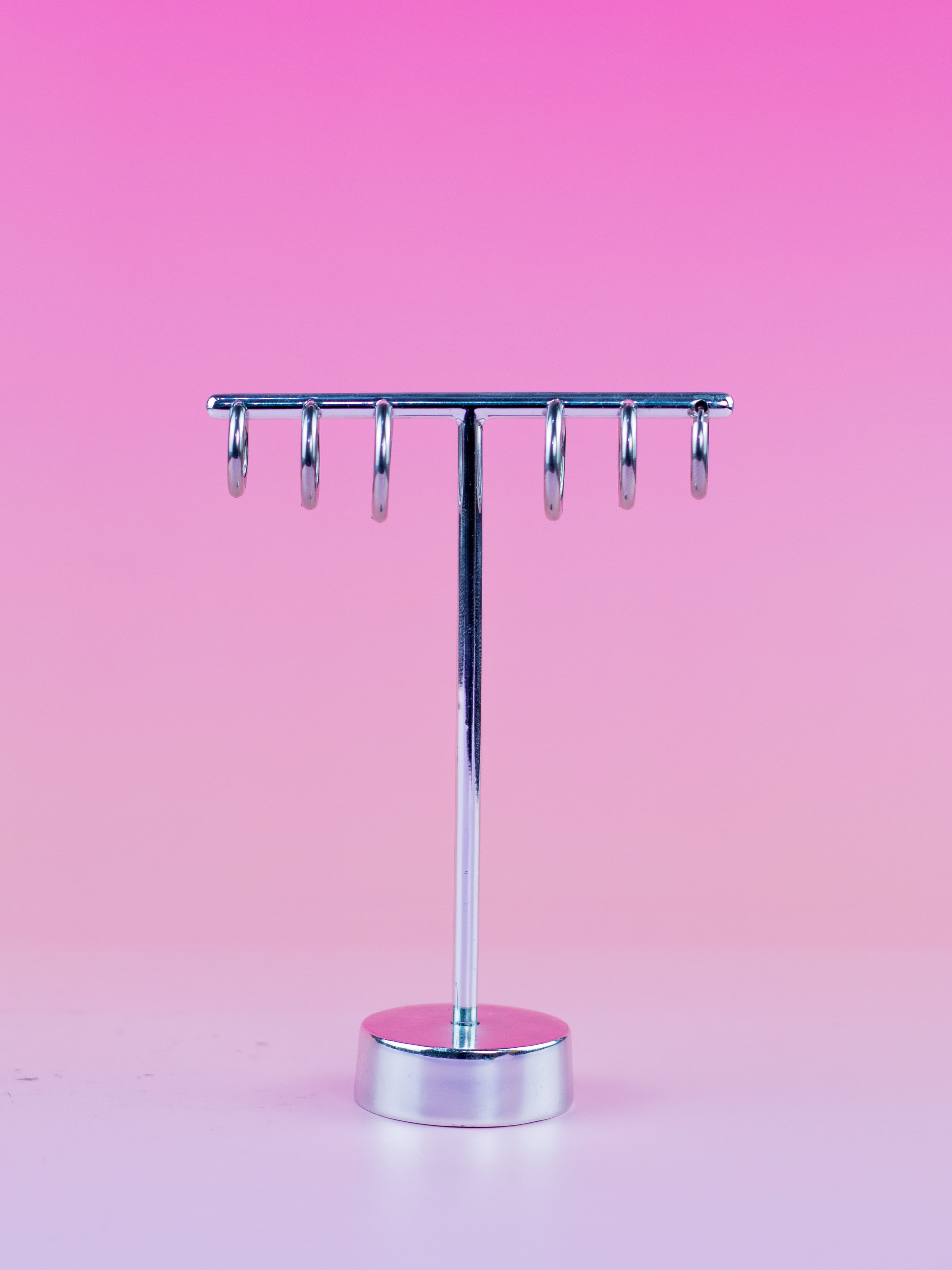 Brinco Trio de Argolinha Liso Prata