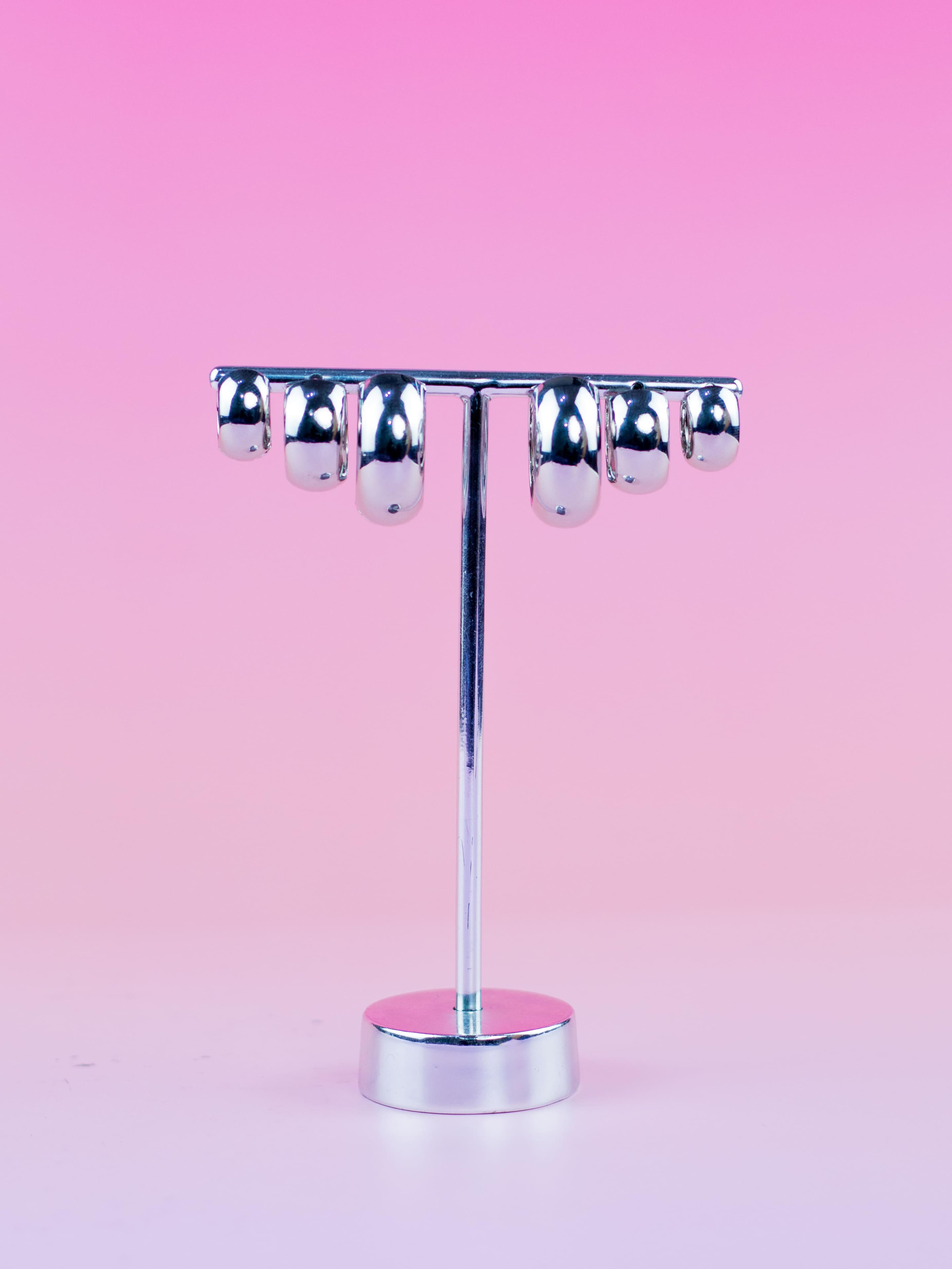 Brinco Trio Argolinha Lisa Prata G