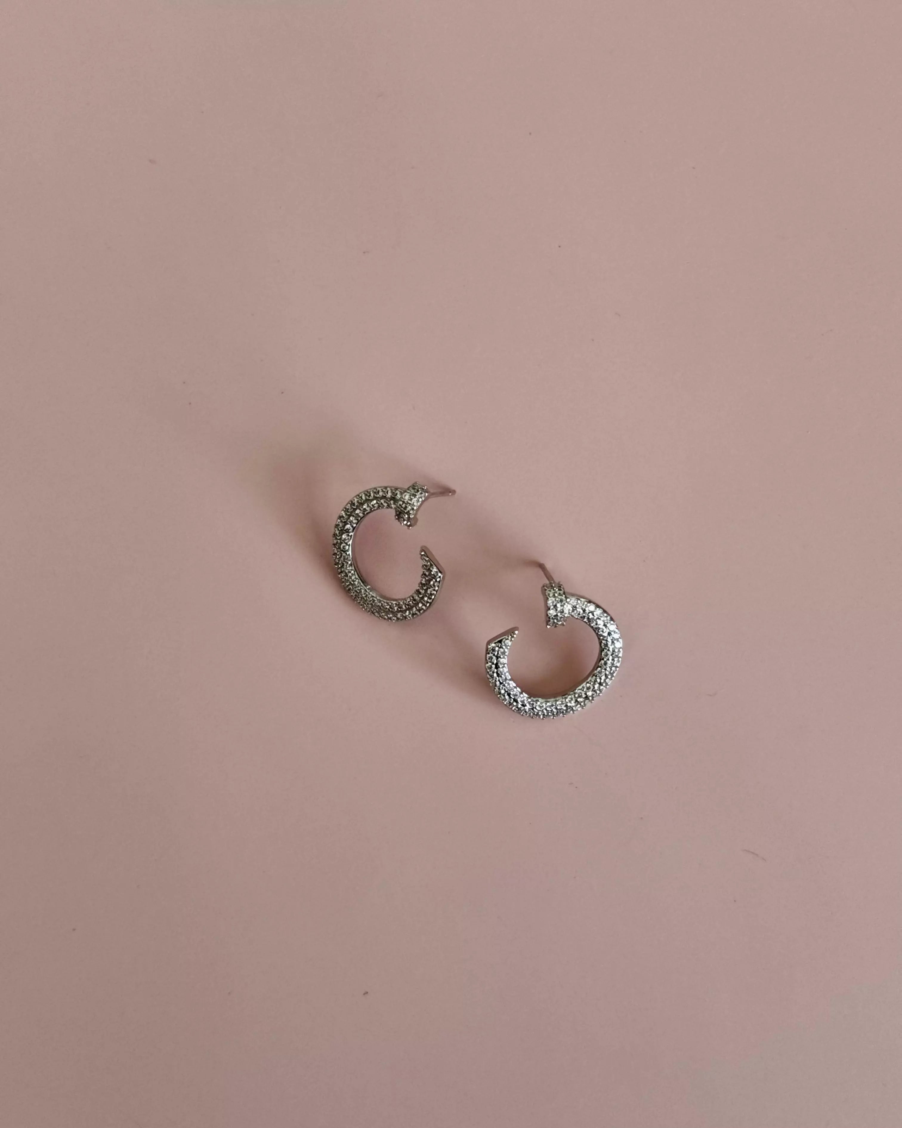 Conjunto Brinco e Colar Círculo Cravejado