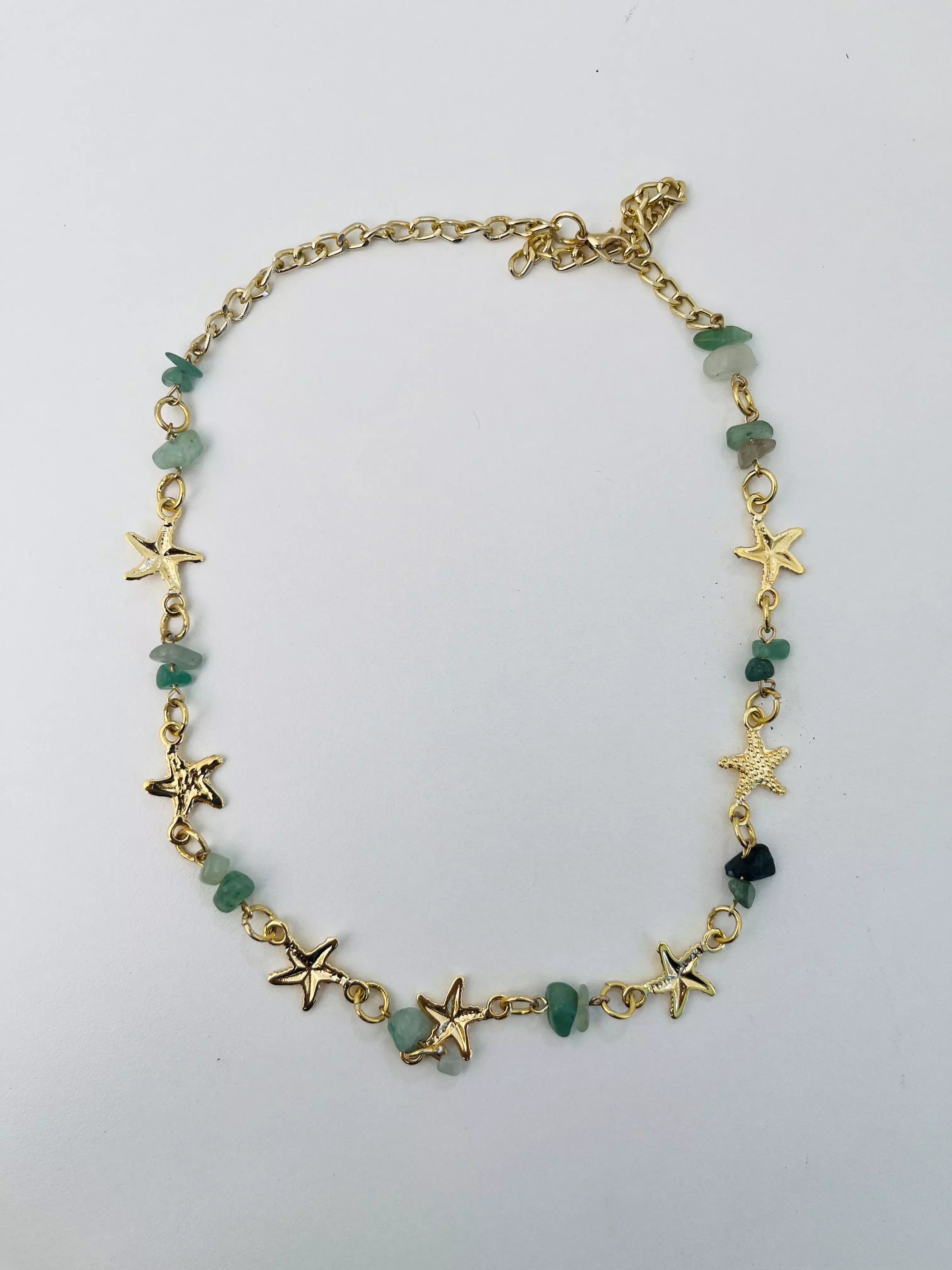 Colar Estrelas do Mar com Pedrinhas