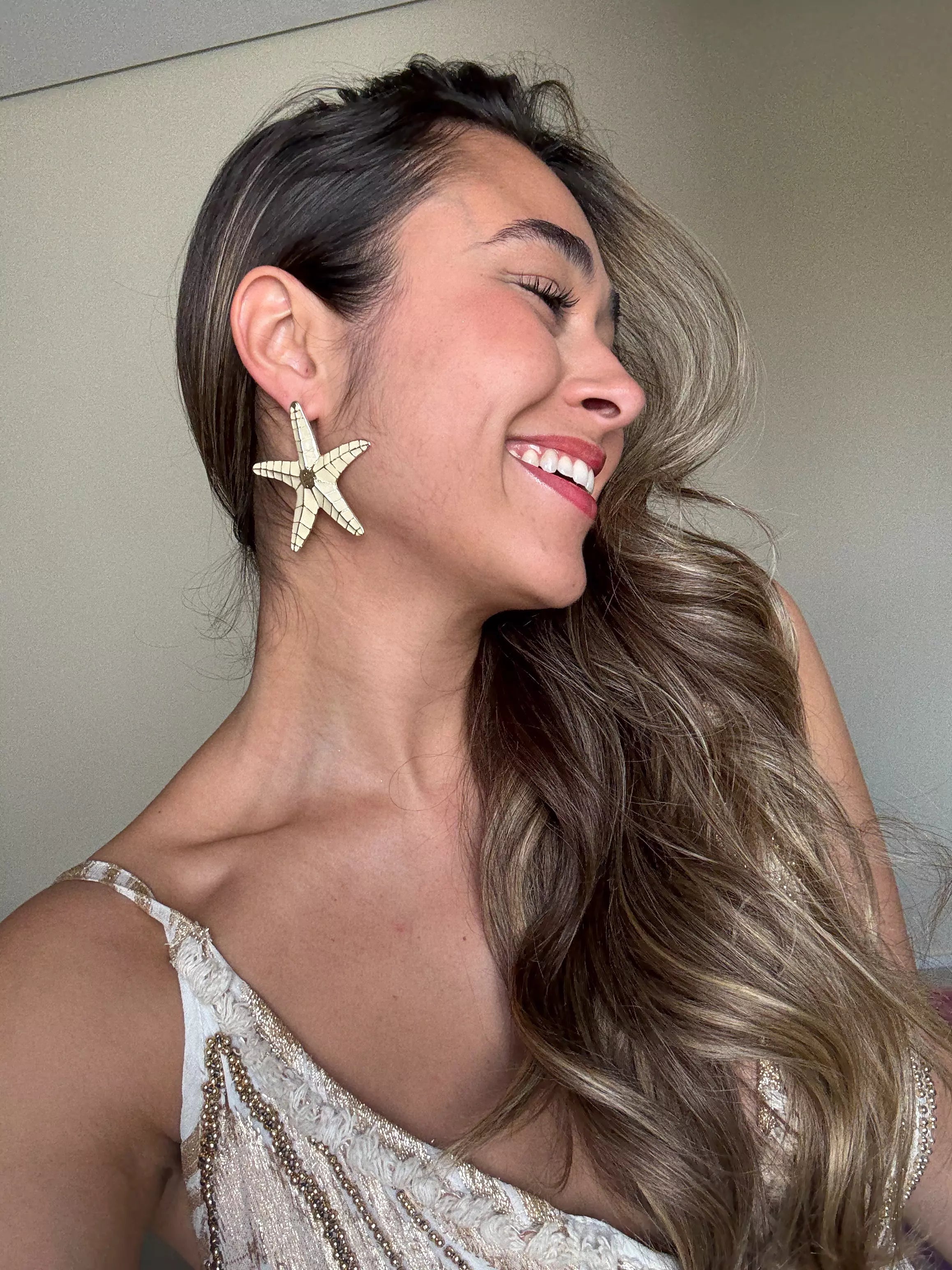 Brinco Estrela do Mar Esmaltado