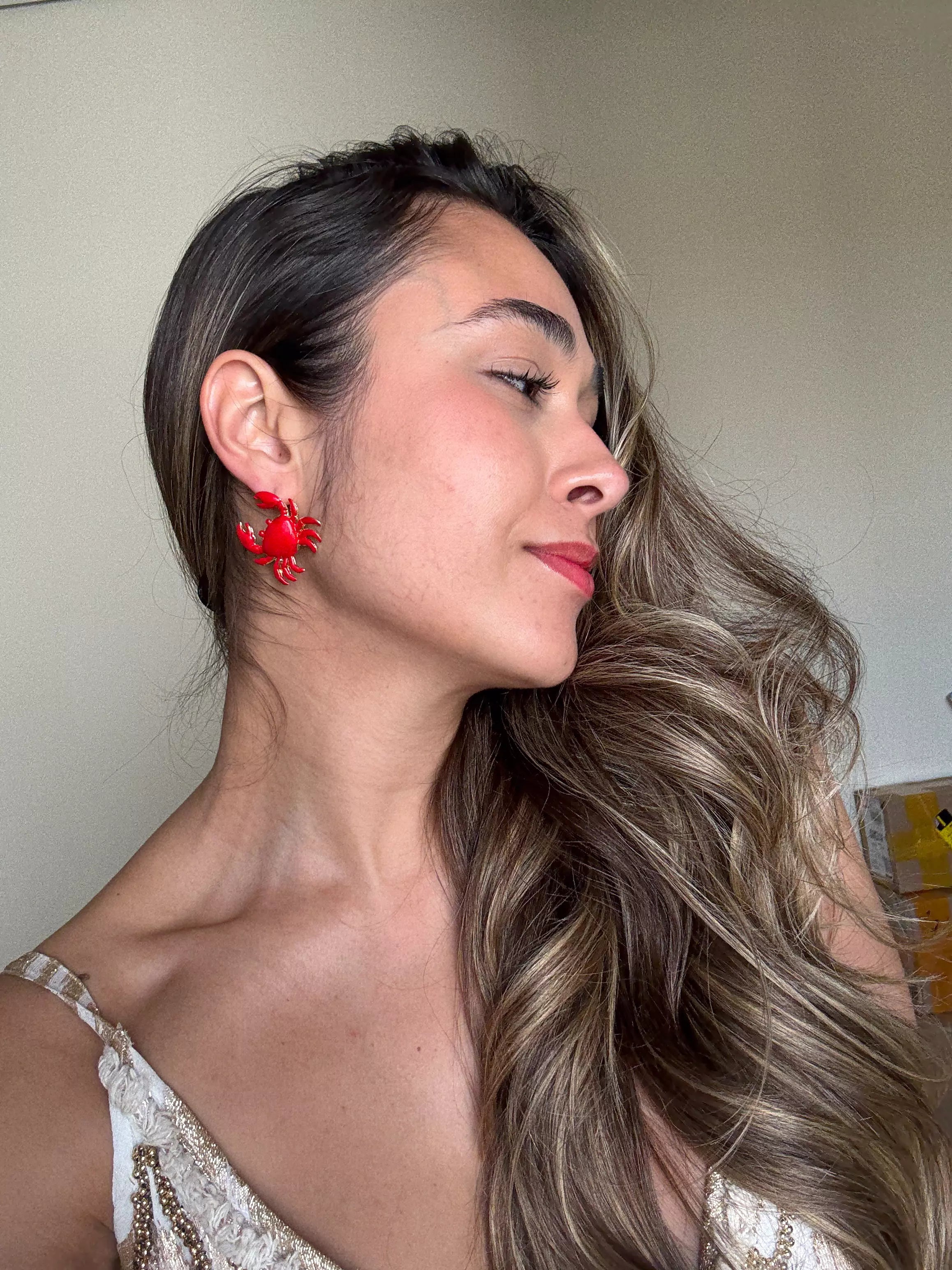 Brinco Caranguejo de Metal