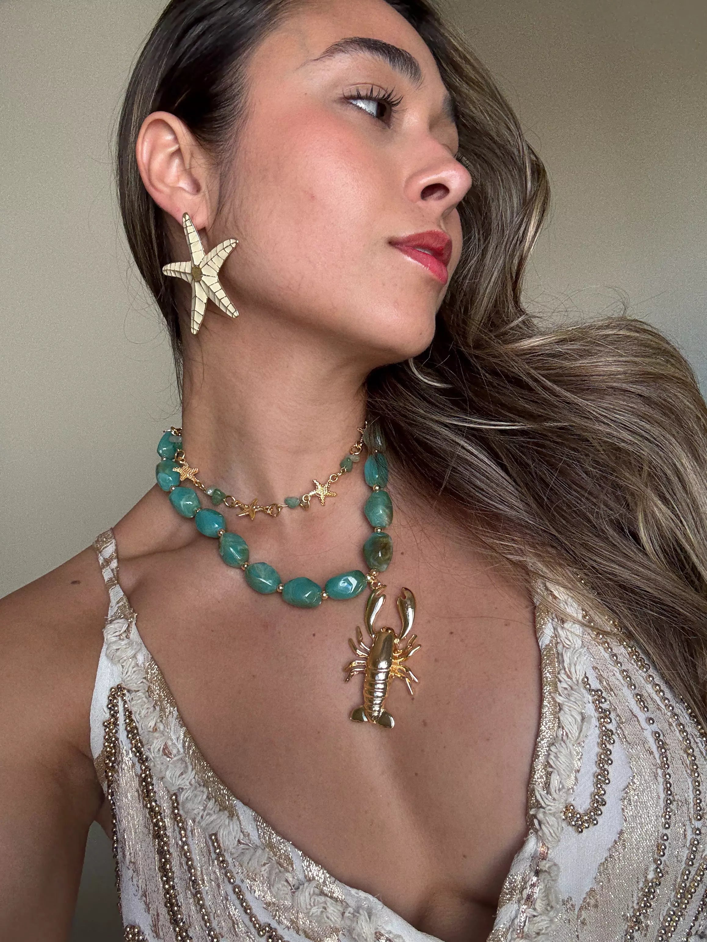 Brinco Estrela do Mar Esmaltado